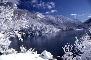 Winterscape Mountains